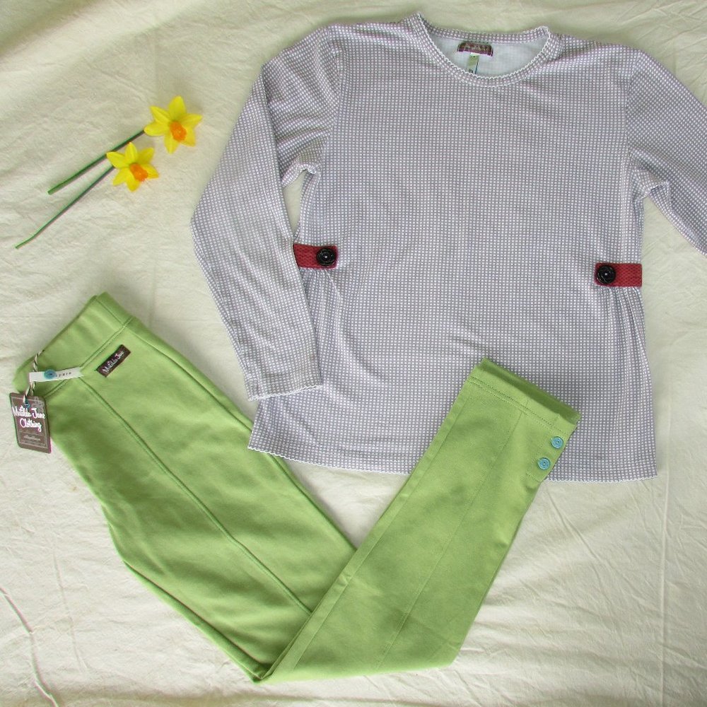 Matilda Jane Girls New Leggings/Pants Shirt Top 12